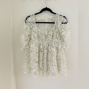 For Love & Lemons Sundae Mini Dress